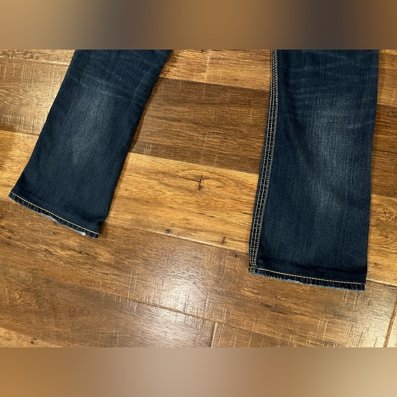 BKE Jeans Mens Blue Fulton Bootcut Buckle Denim Casual 27x30 Double Back Pockets - Picture 4 of 5